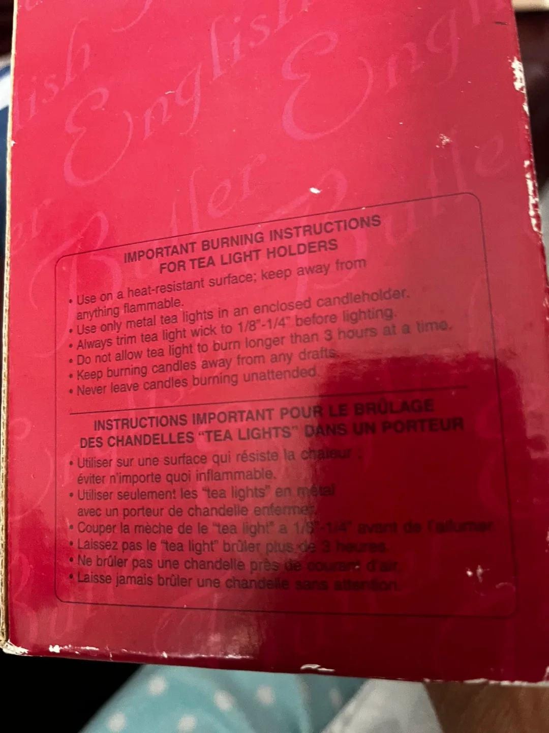 #CLEANOUT English Butler Santa Tea Light Holder image indicator(4)