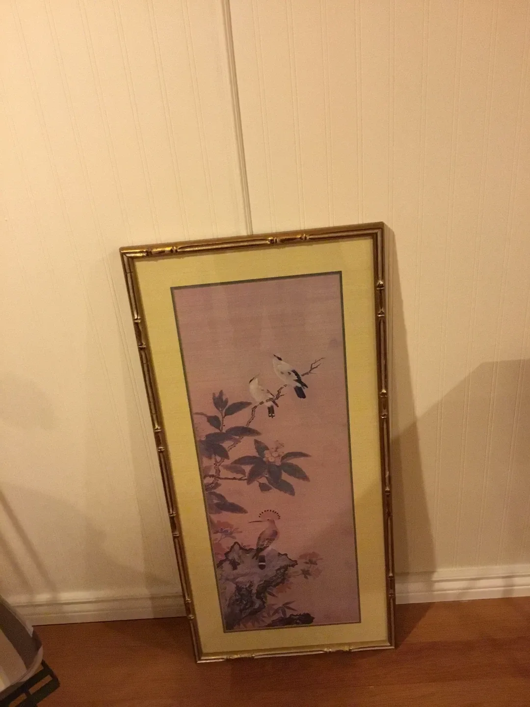Framed Bird Print Wall Art