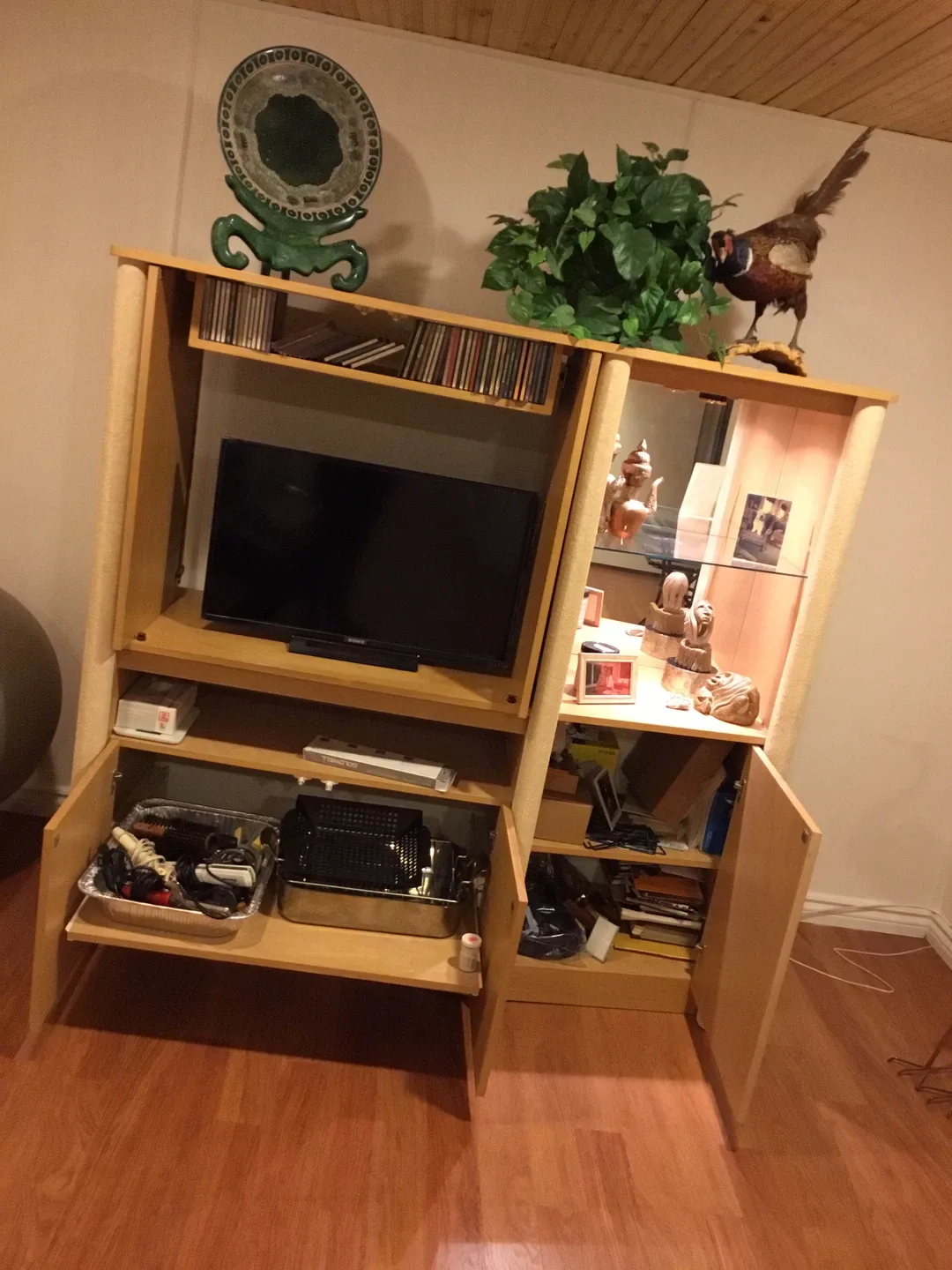 Wooden Entertainment Center
