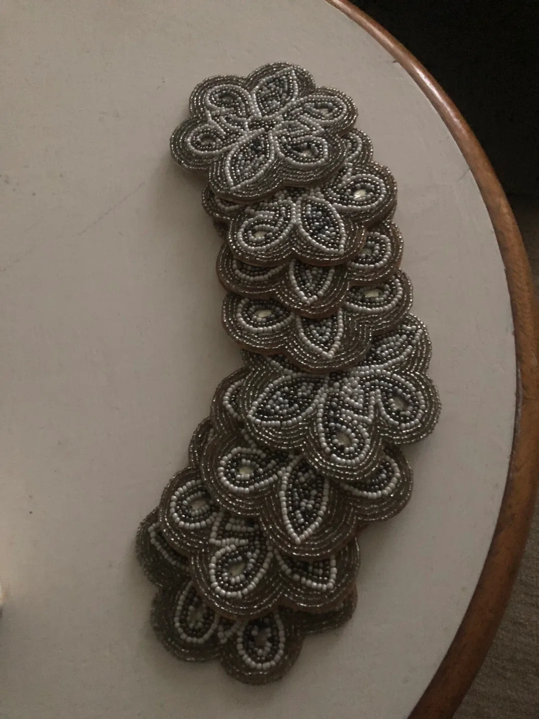 Bombay Beaded Coasters Set 8 image indicator(2)