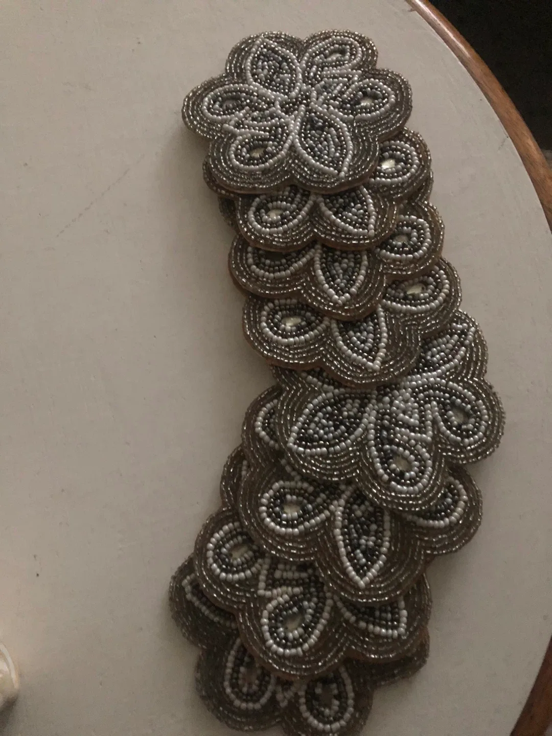 Bombay Beaded Coasters Set 8 image indicator(3)