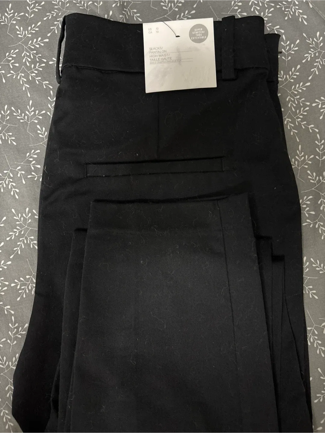 H&M High Waist beautiful modern dress Pants - Size 10 image indicator(3)