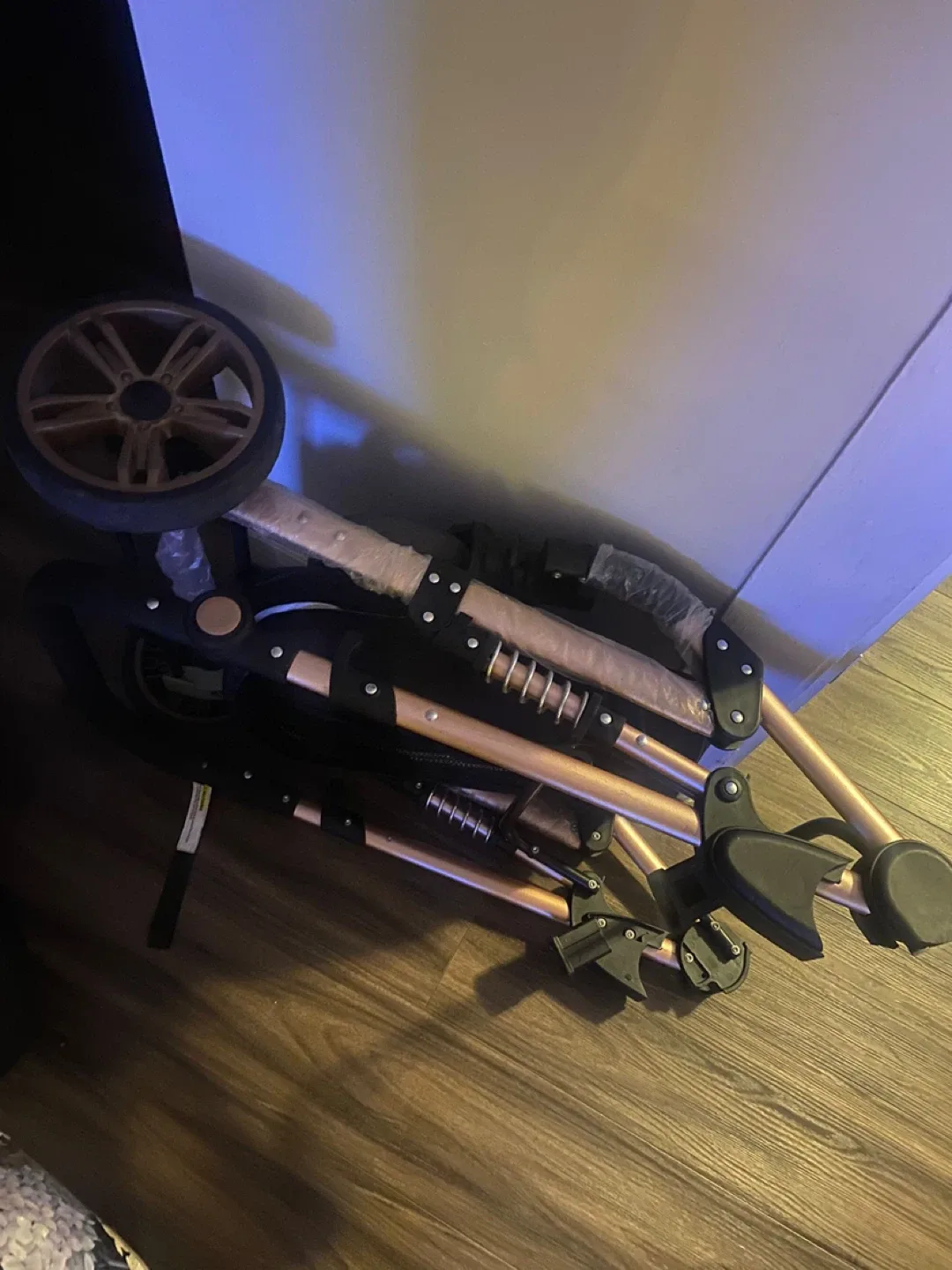 Black Baby Stroller Terrain Pram Coches Para Bebes image indicator(3)