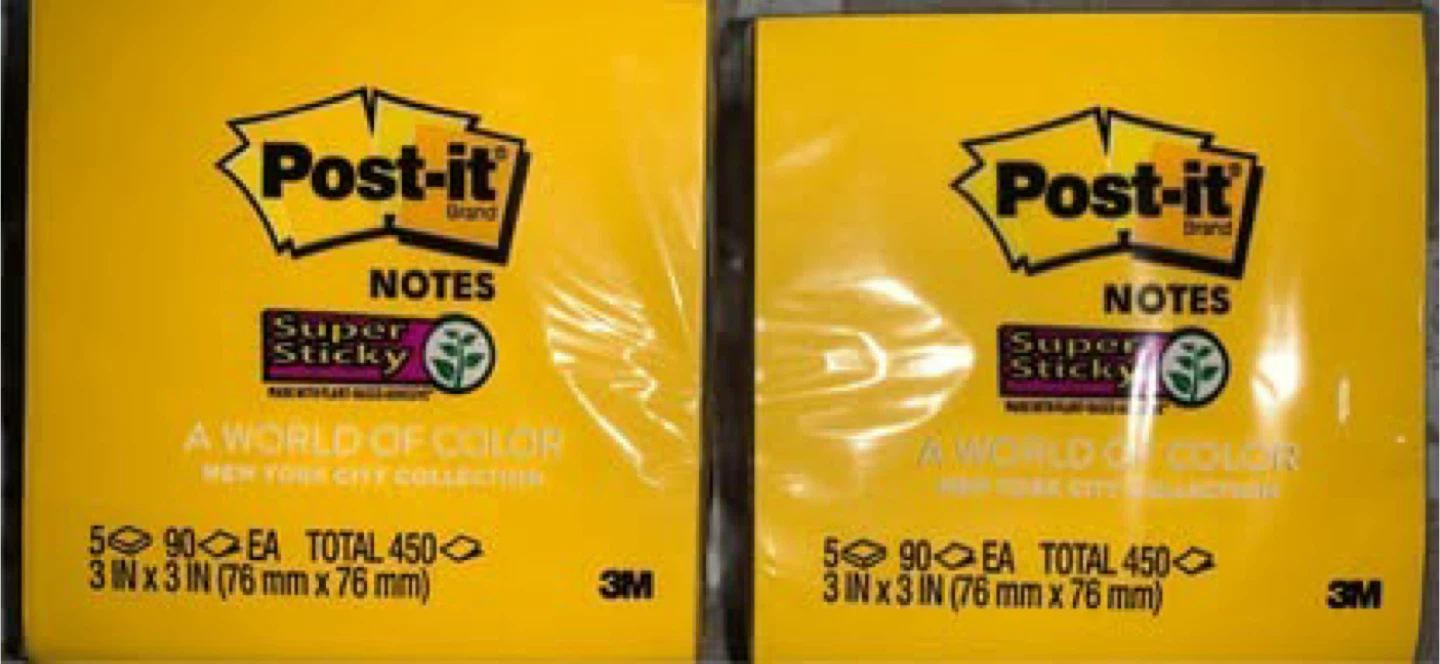 Post-it Super Sticky Notes, 450 Total #Cleanout