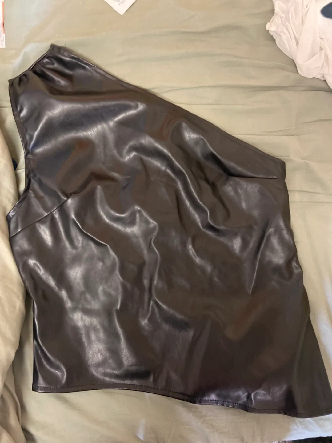 Black One Shoulder Top