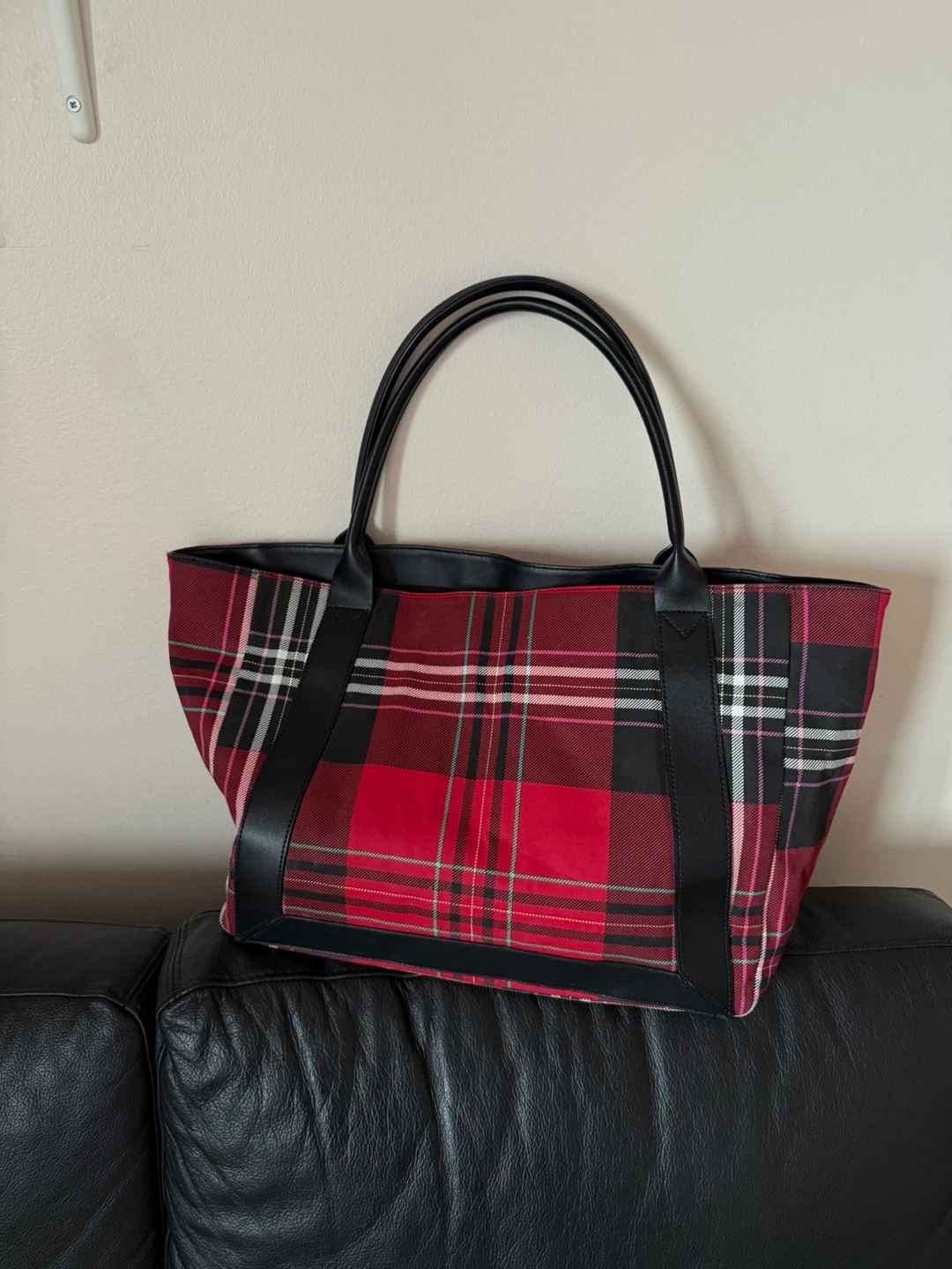 Victoria's Secret Plaid Tote Bag - photo 3