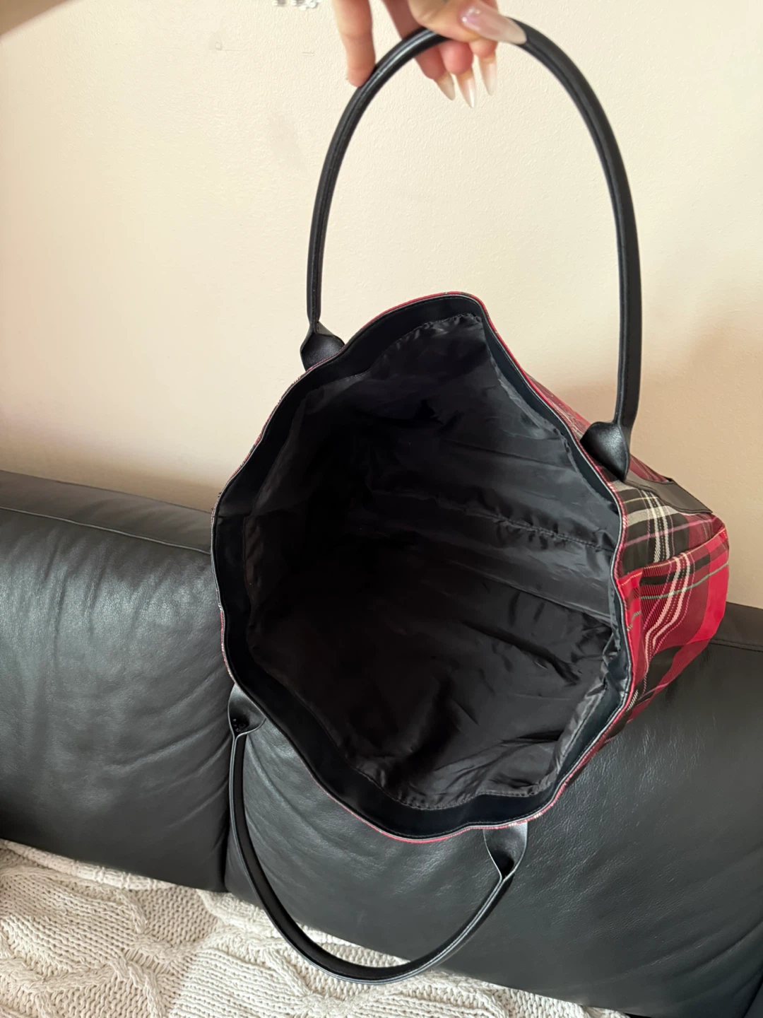 Victoria's Secret Plaid Tote Bag - photo 5
