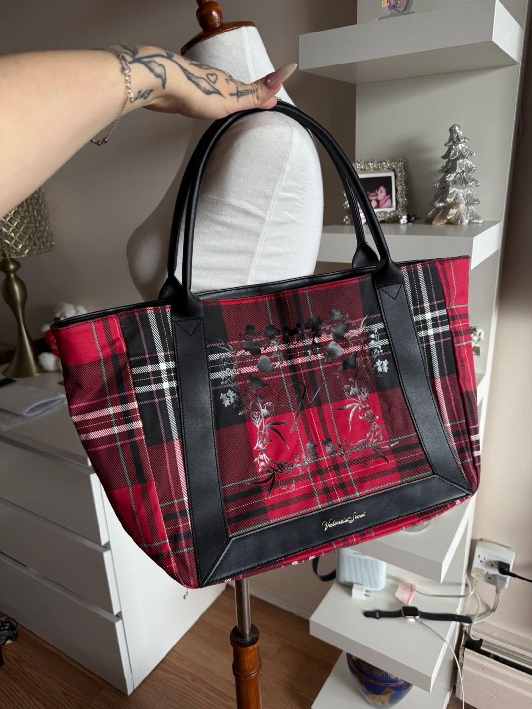 Victoria's Secret Plaid Tote Bag - photo 2