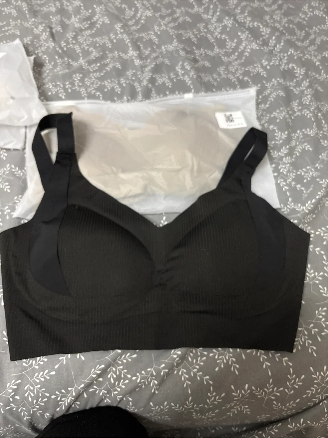 comfy full support Bras - Black & Beige cream - Size XL image indicator(3)