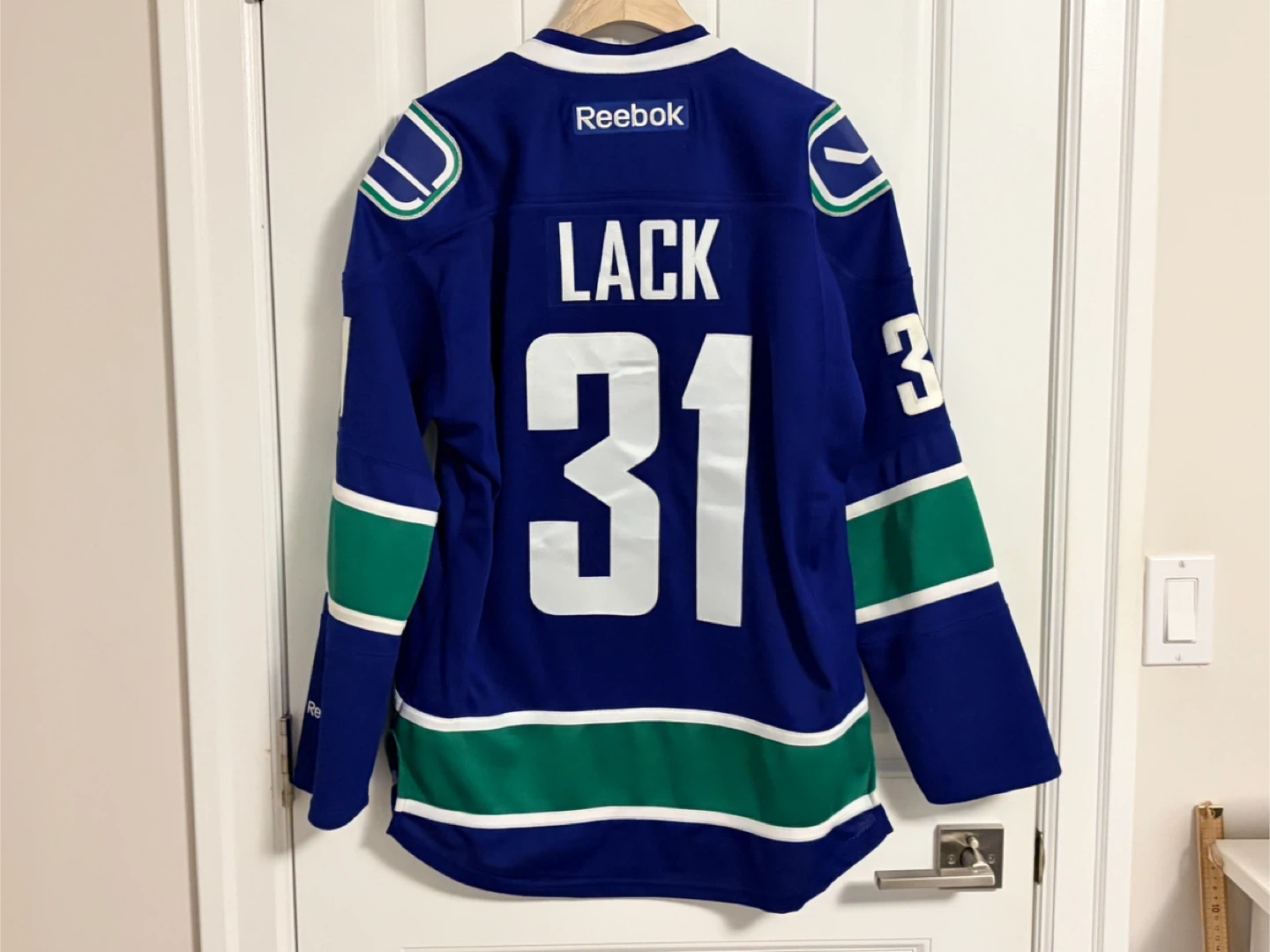 Authentic Reebok Vancouver Canucks Eddie Läck JerseyMedium