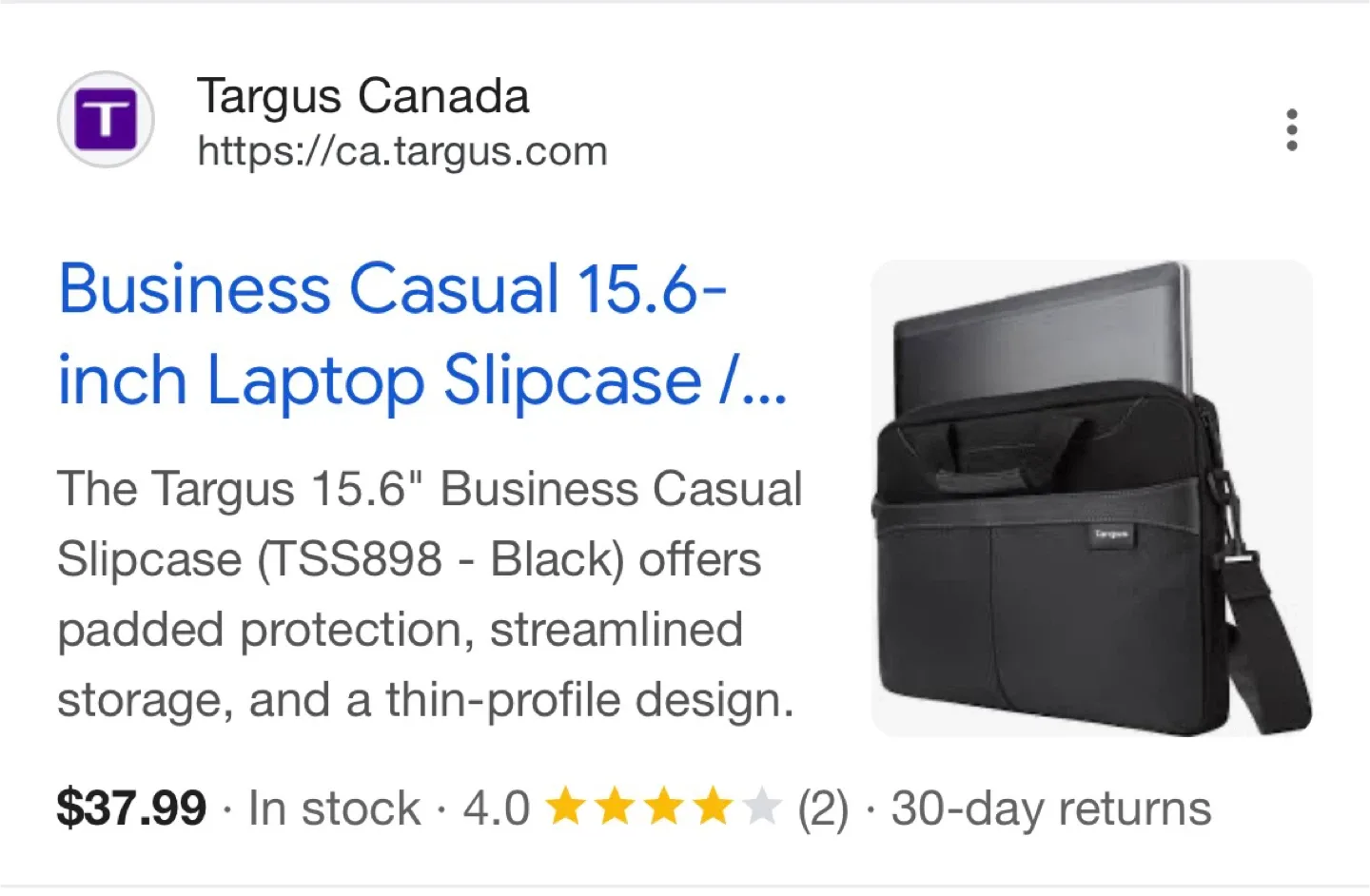 Targus Laptop Case 15.6 inch image indicator(3)