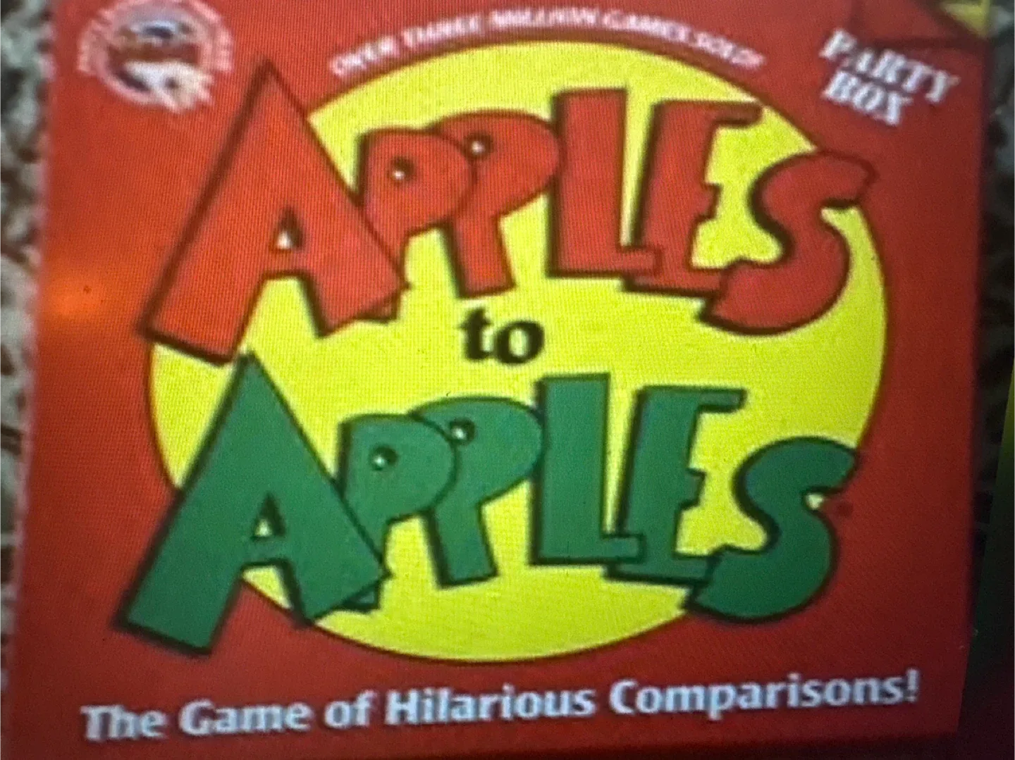 Board Games: Catan Family, Apples to Apples, Pandemic