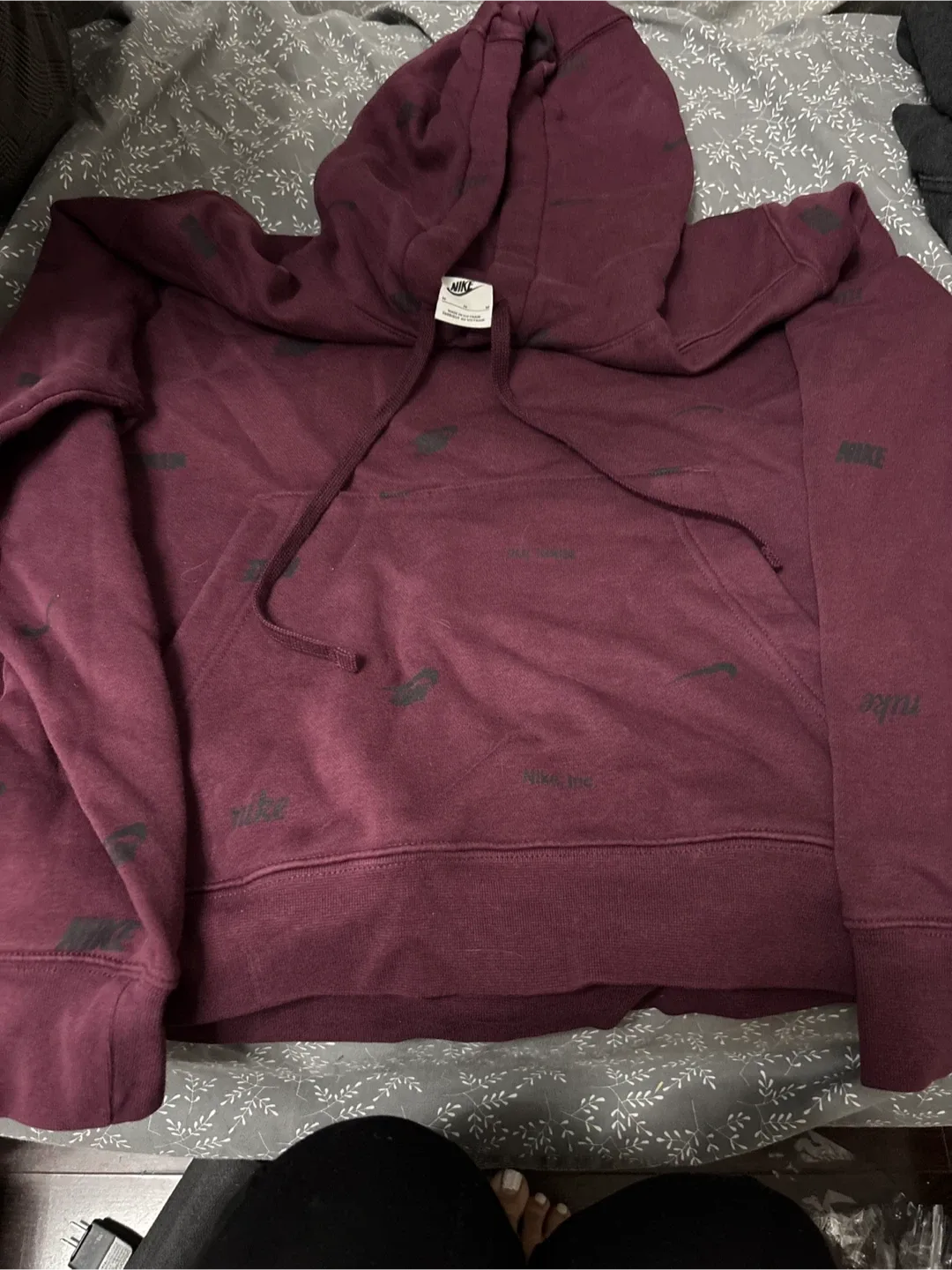 Nike All Over Print Hoodie - Size M