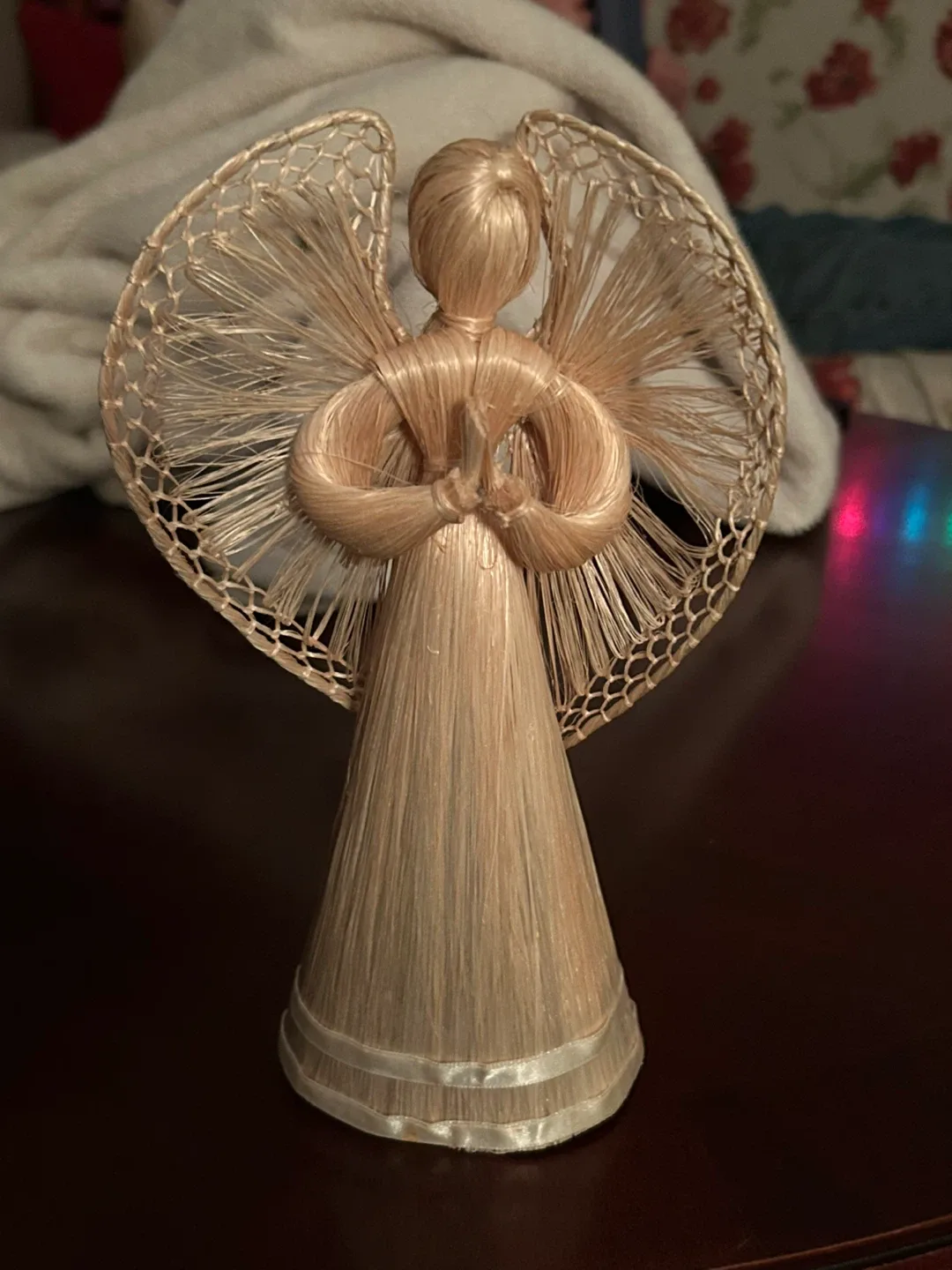 Angel Tree topper Xmas Christmas decor bulb decoration vintage image indicator(6)