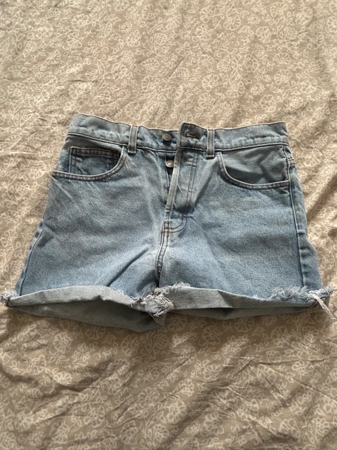 Denim Shorts - Light Blue