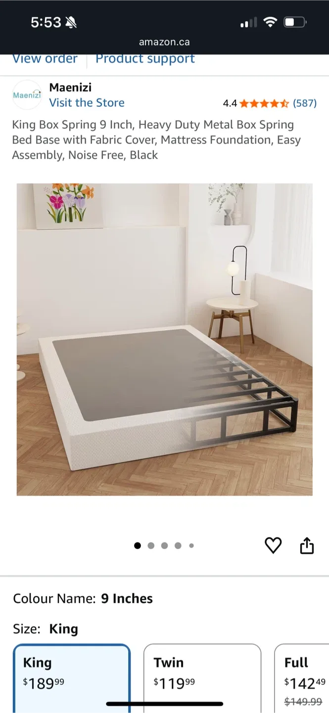 King Size Box Spring