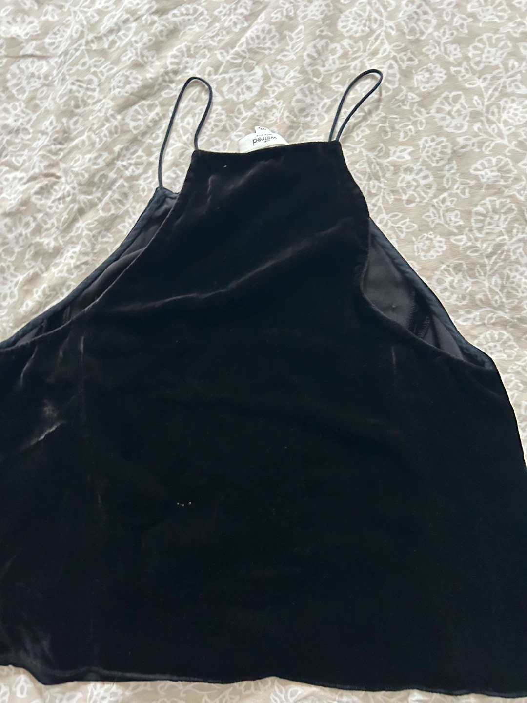 Wilfred Black Velvet Cami - Size XS - photo 3