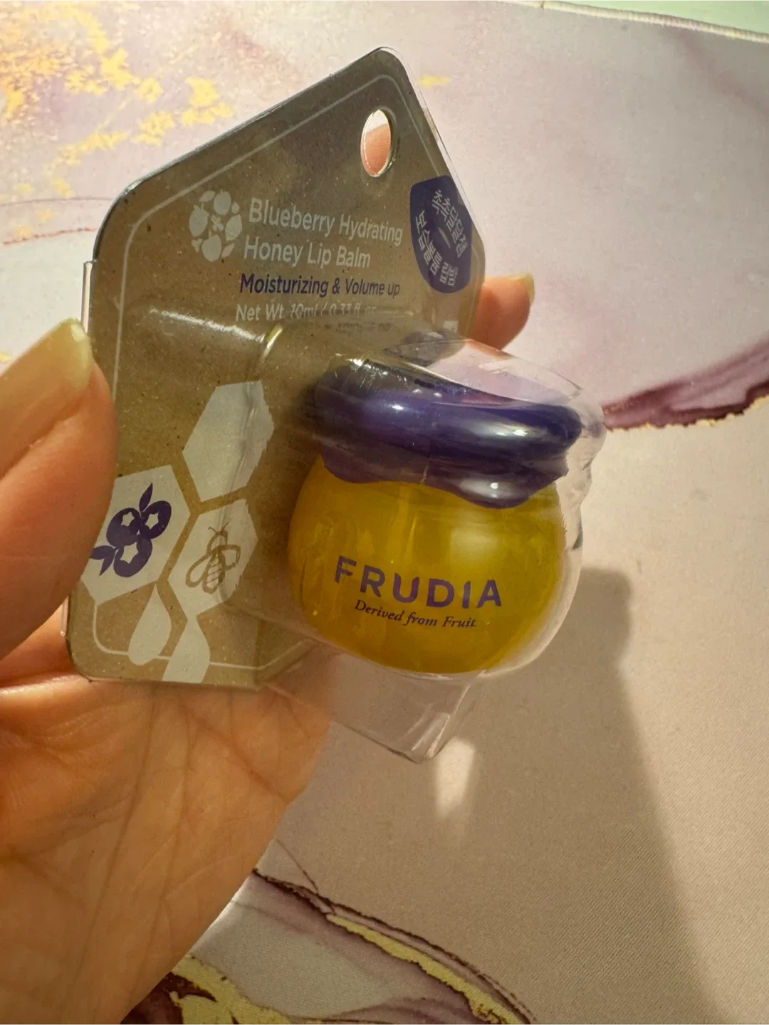New Frudia Blueberry Hydrating Honey Lip Balm