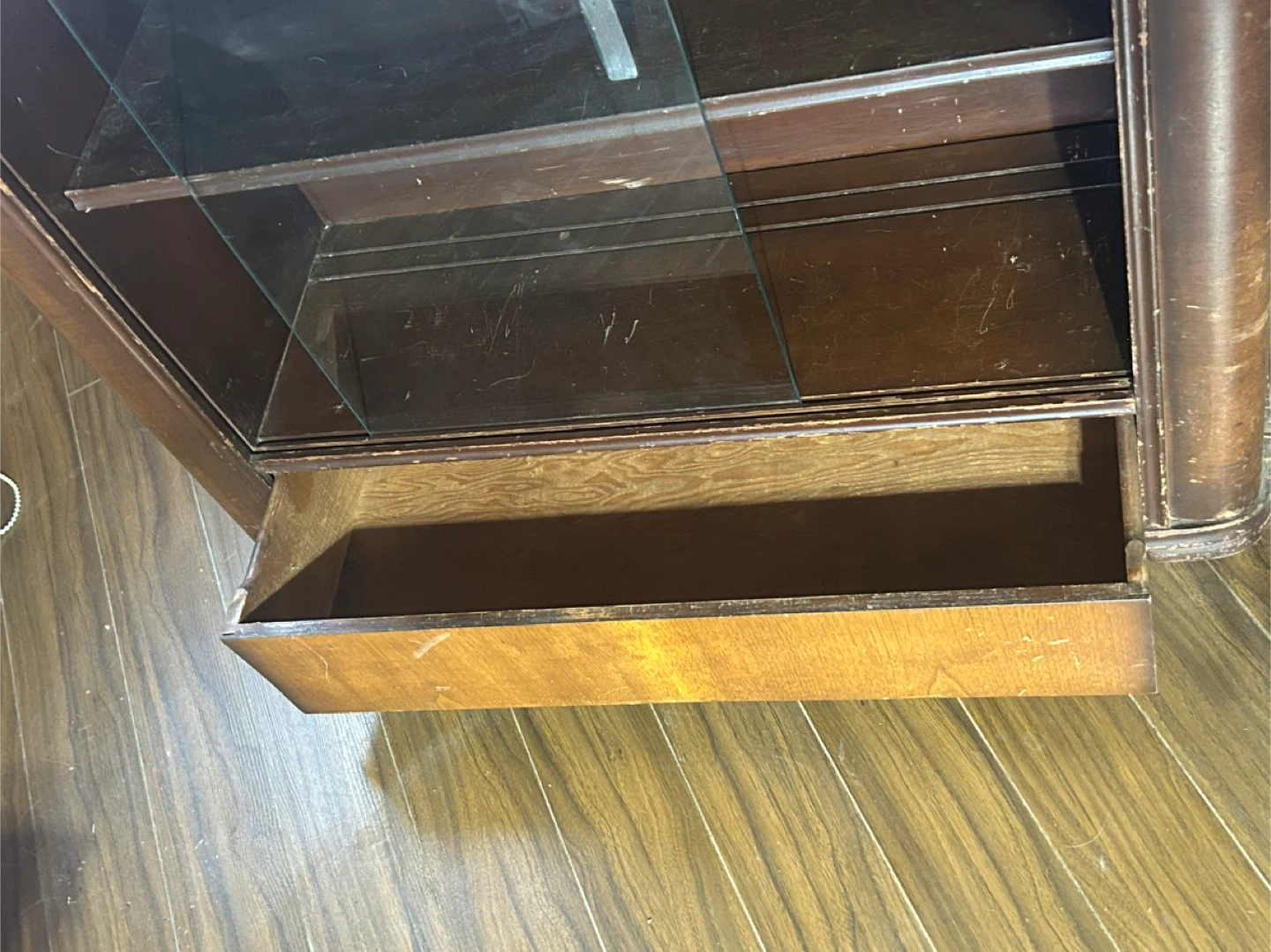 Vintage Wooden Display Cabinet - photo 2