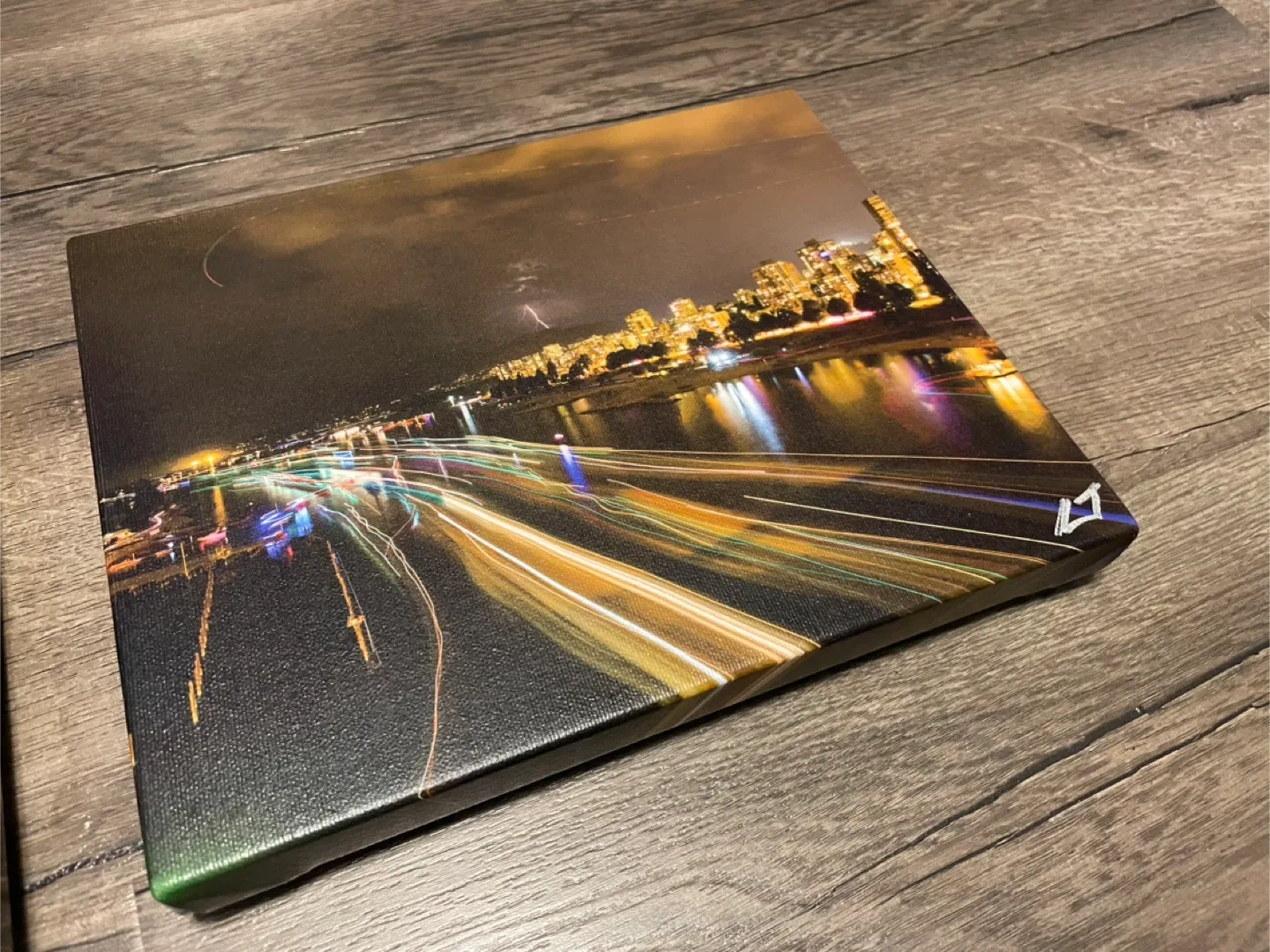 Vancouver Cityscape Canvas Print 10x8 image indicator(2)