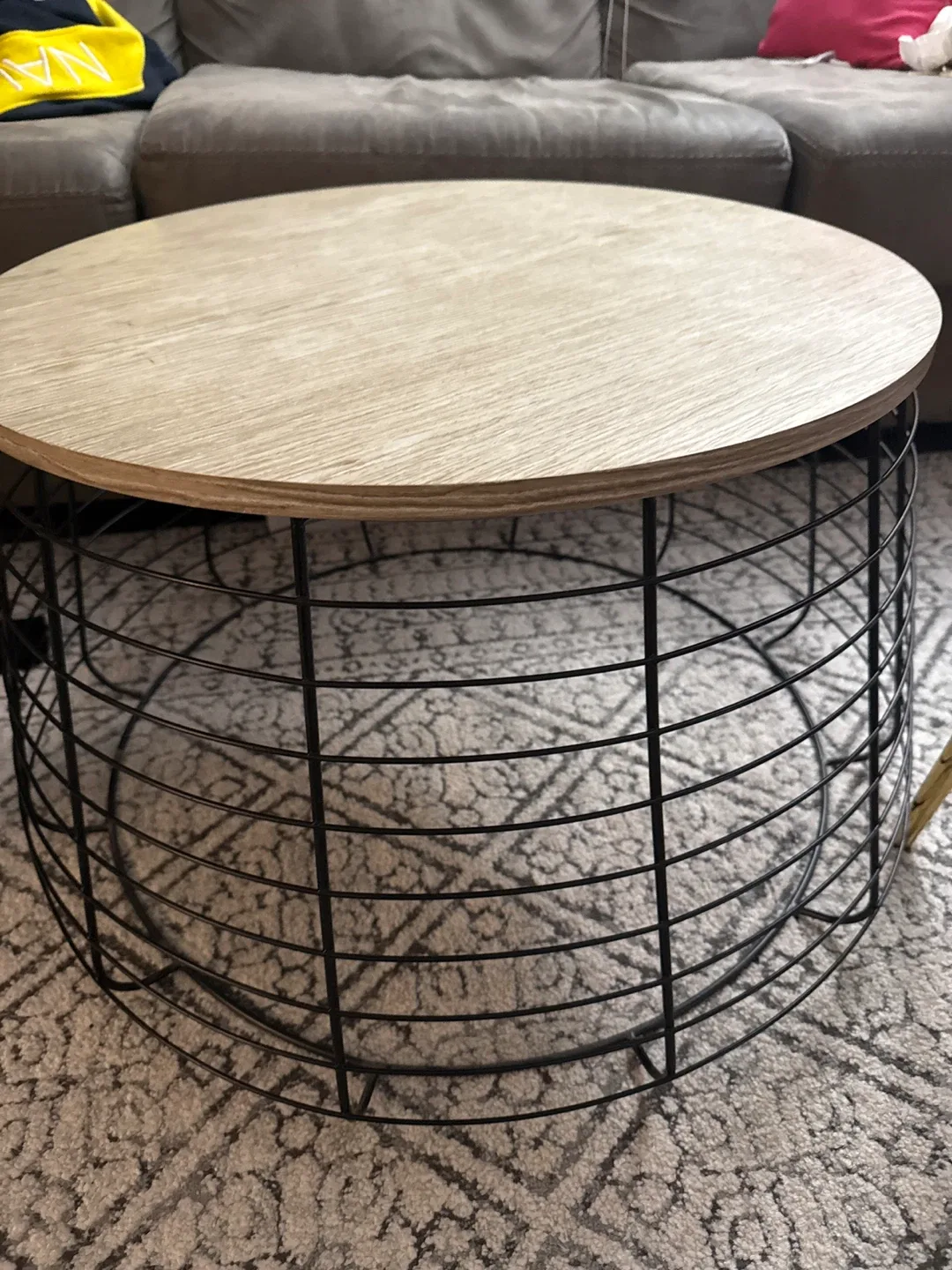 Round Wood Coffee Table