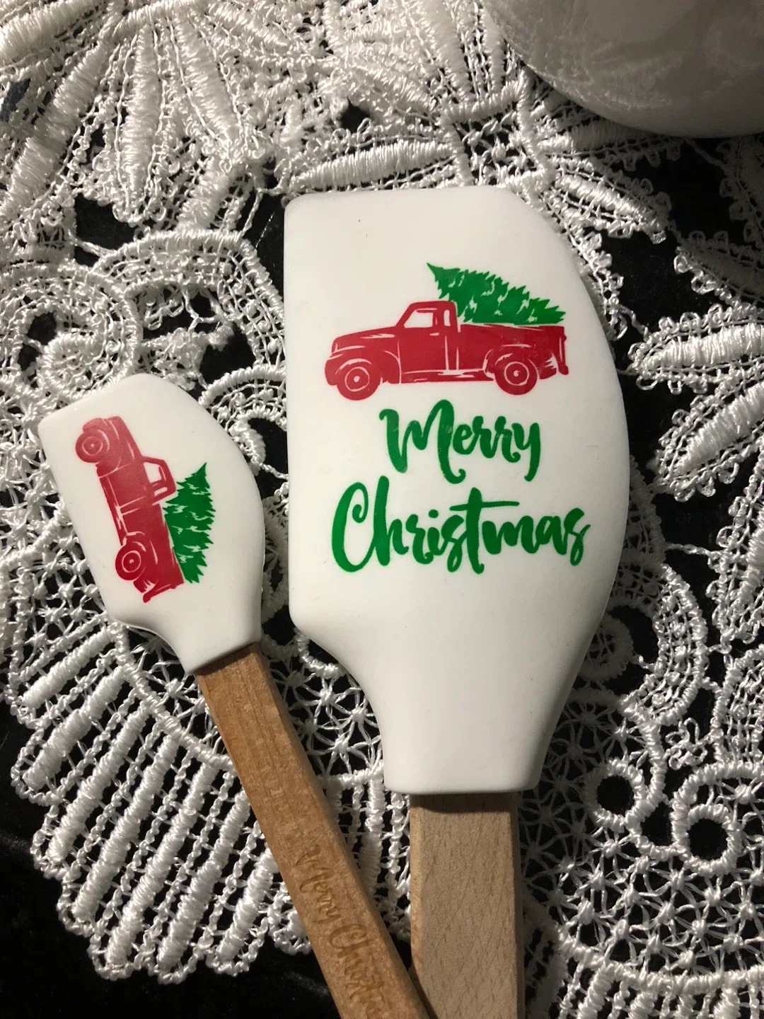 Merry Christmas Spatulas - Set of 2