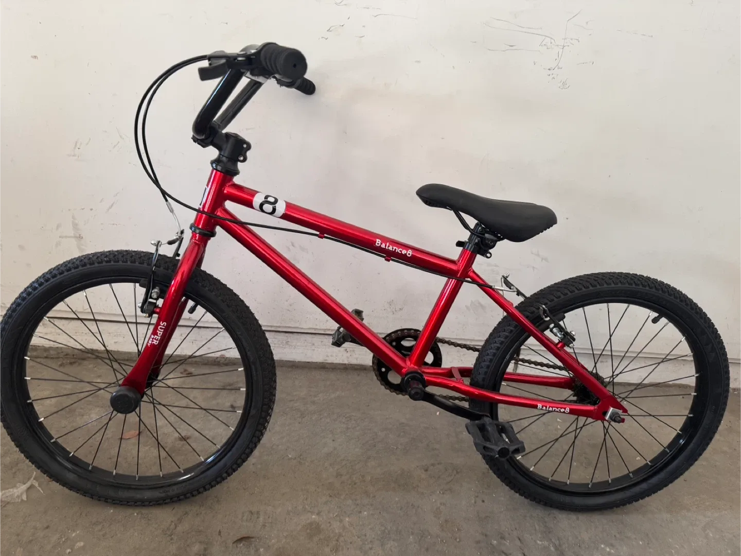 Kids Red Bike 20 inch