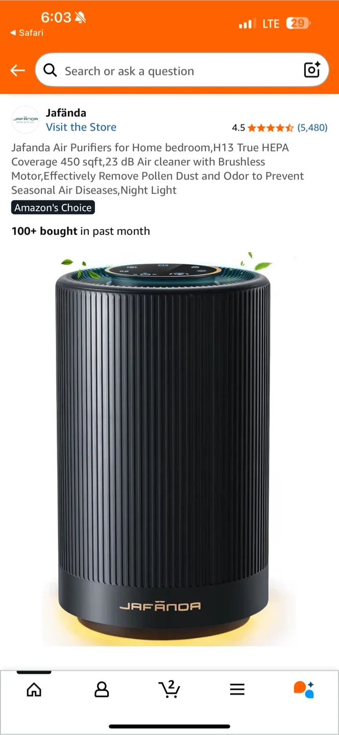 Jafanda Air Purifier - JF100