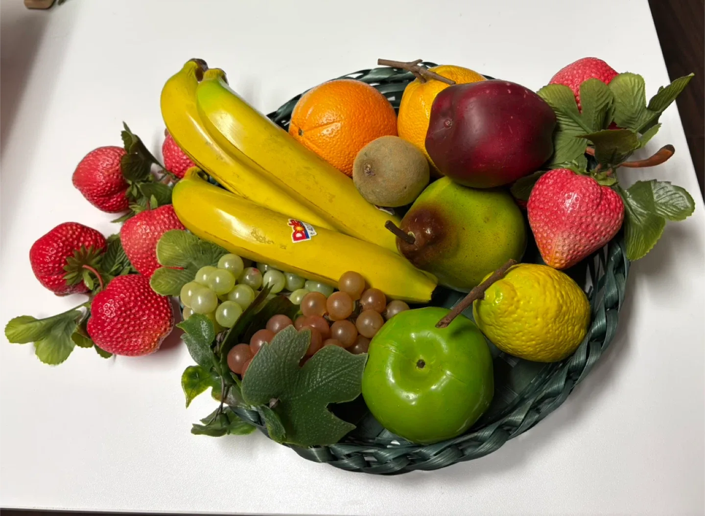 Artificial Fruit in a Basket $5 for all