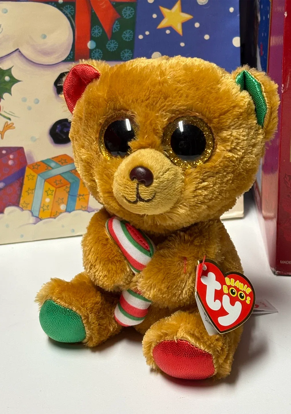 Ty Beanie Boos December the Bear