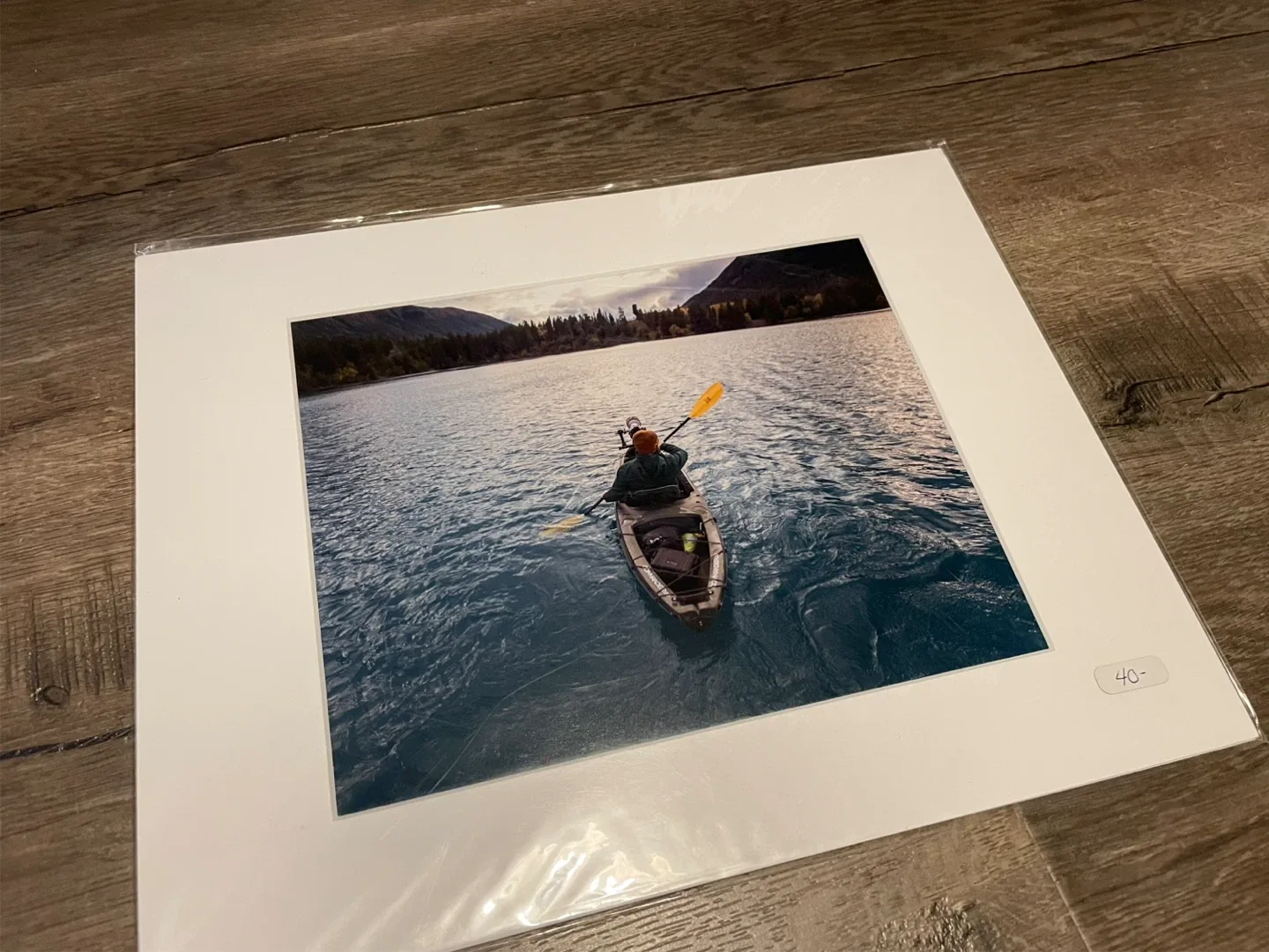 Kayak Explorer Print 11x14 matted image indicator(3)