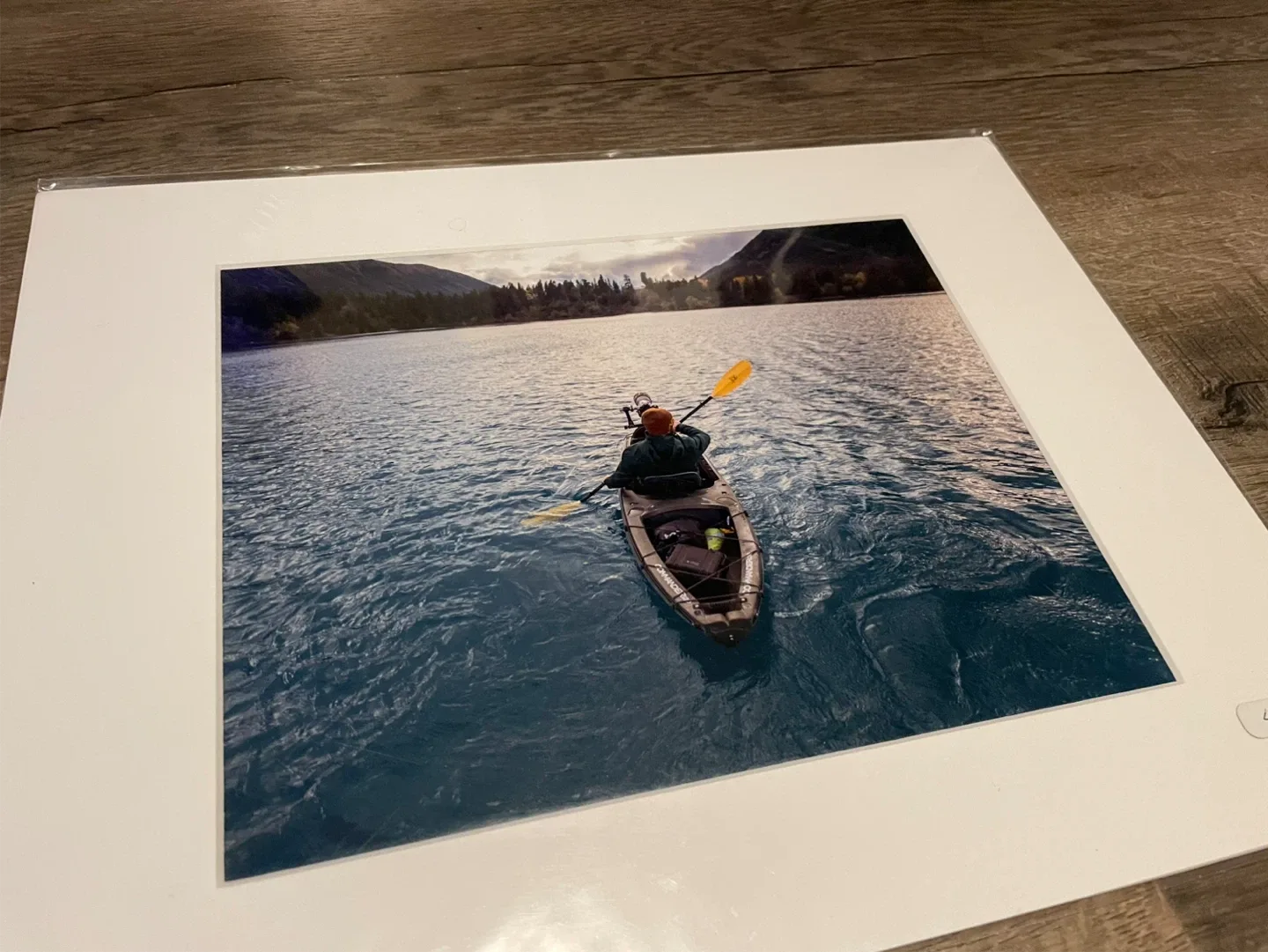 Kayak Explorer Print 11x14 matted image indicator(2)