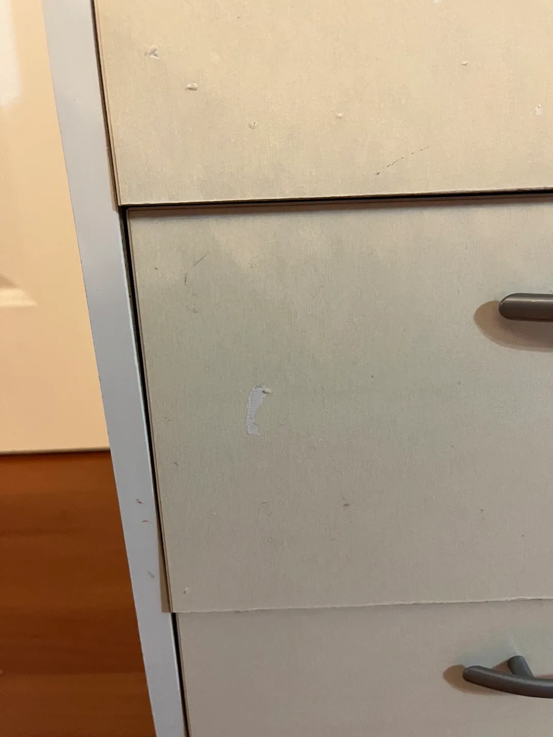 3-Drawer Cream night stand image indicator(2)