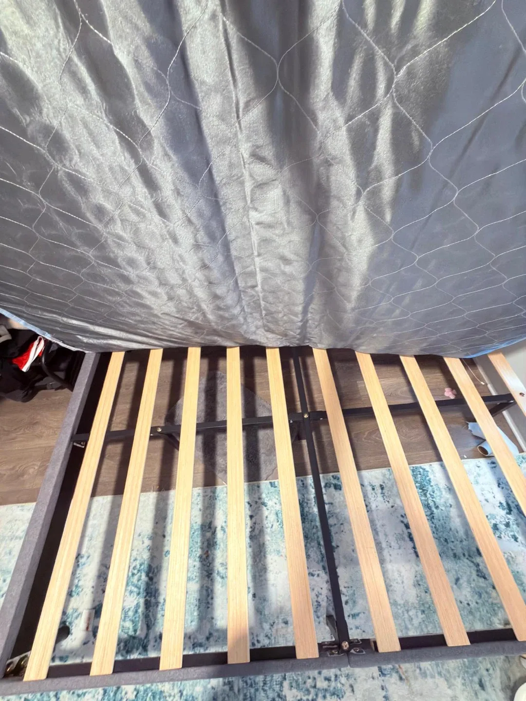 Queen Size Bed Frame with Headboard