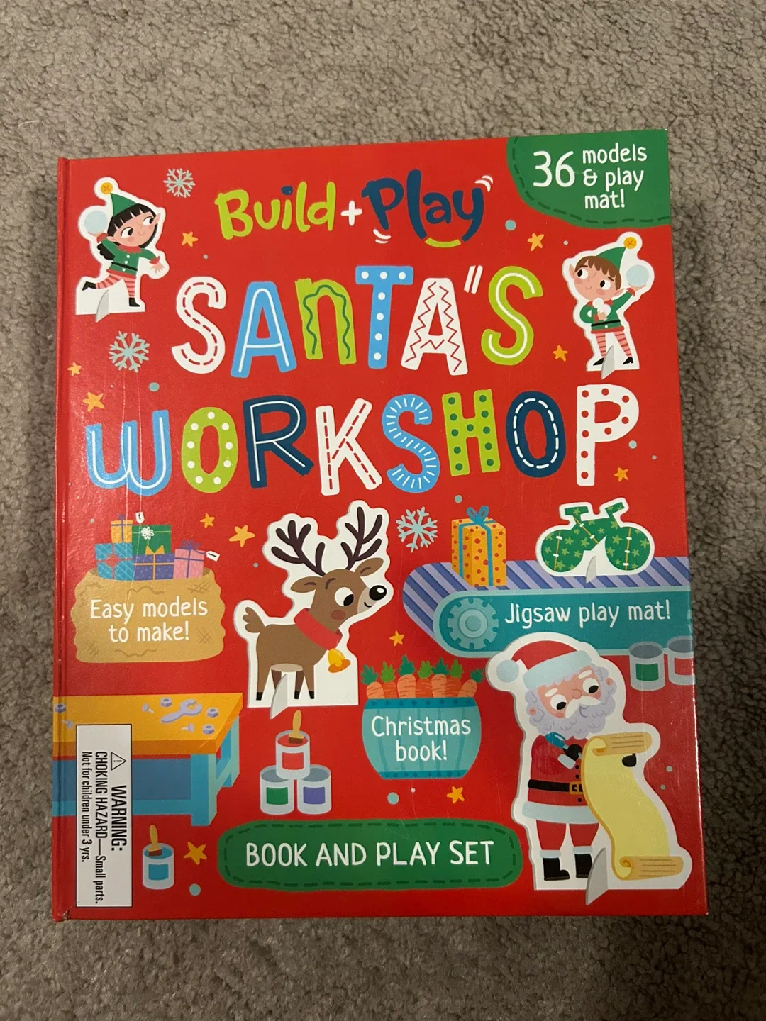 Build + Play Santa's Workshop Book and Play Set