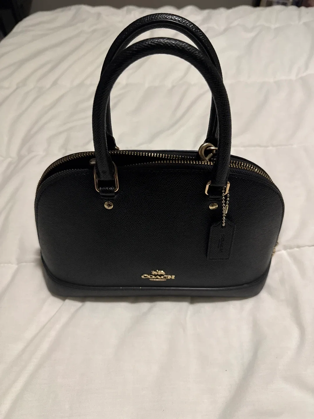 Coach Black Dome Satchel image indicator(5)