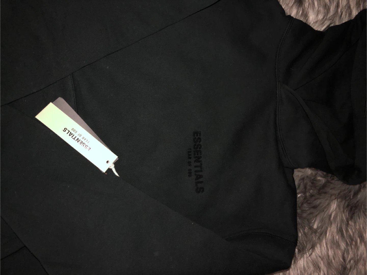 Essentials Fear of God Black Hoodie - Size XS - photo 2