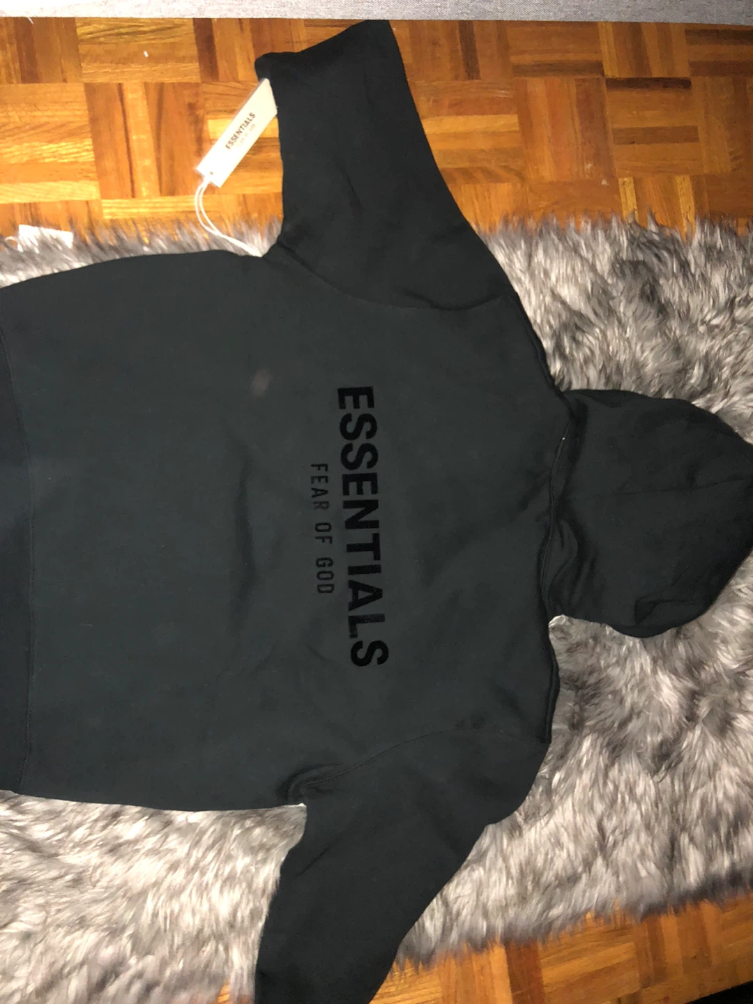 Essentials Fear of God Black Hoodie - Size XS - photo 5