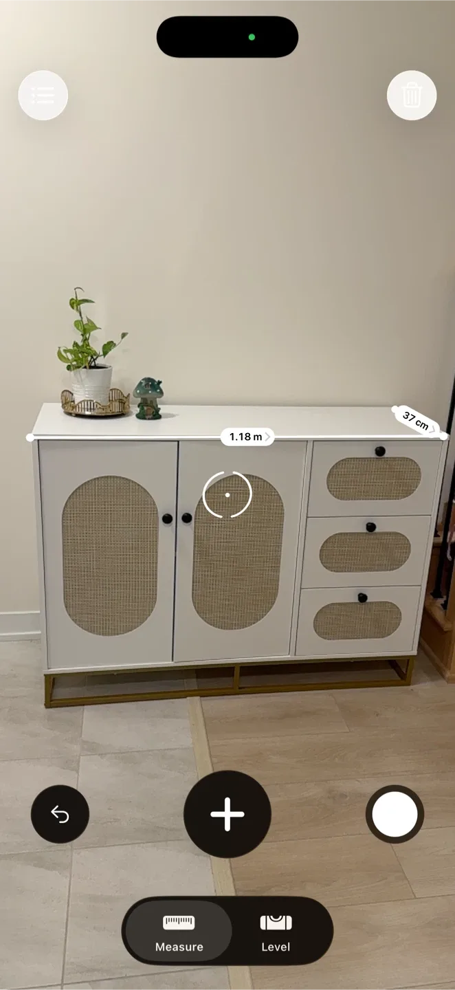 White & Rattan Accent Cabinet image indicator(3)