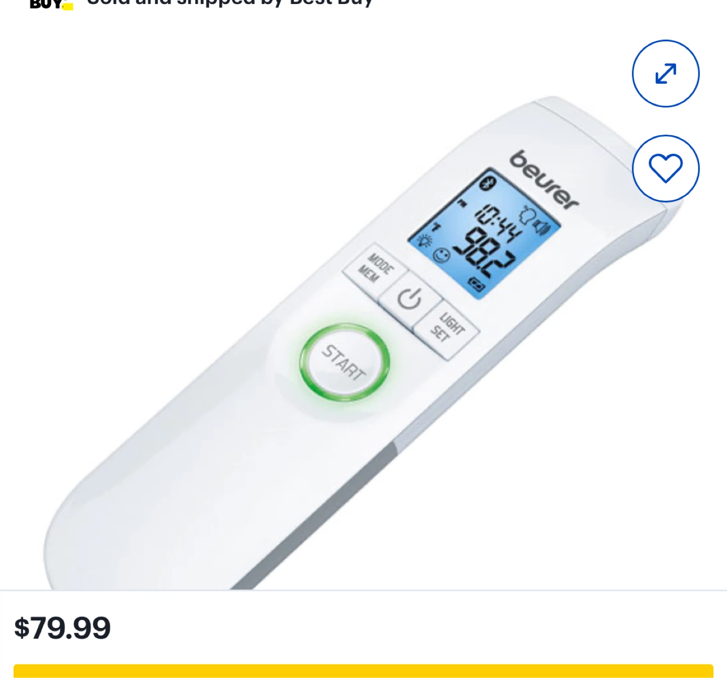 Beurer FT 95 Non-Contact Thermometer - Like New!