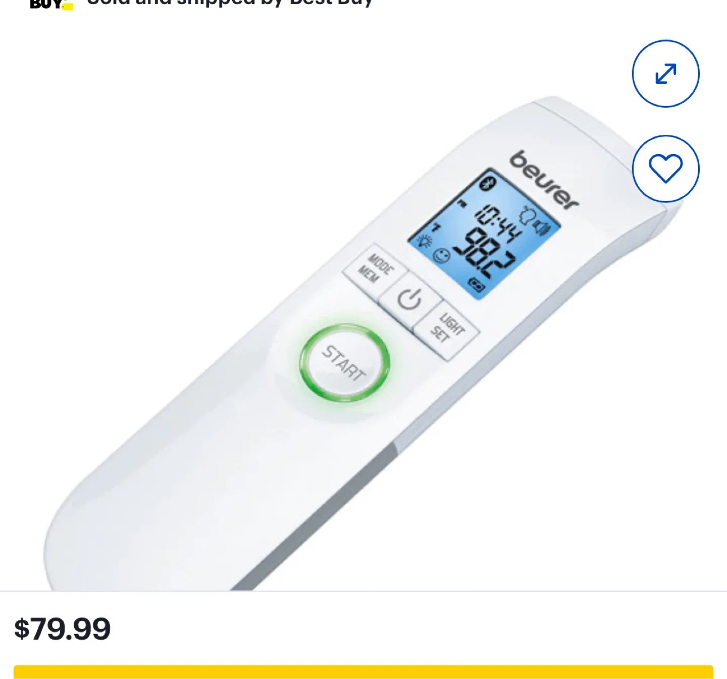 Beurer FT 95 Non-Contact Thermometer - Like New! image indicator(2)