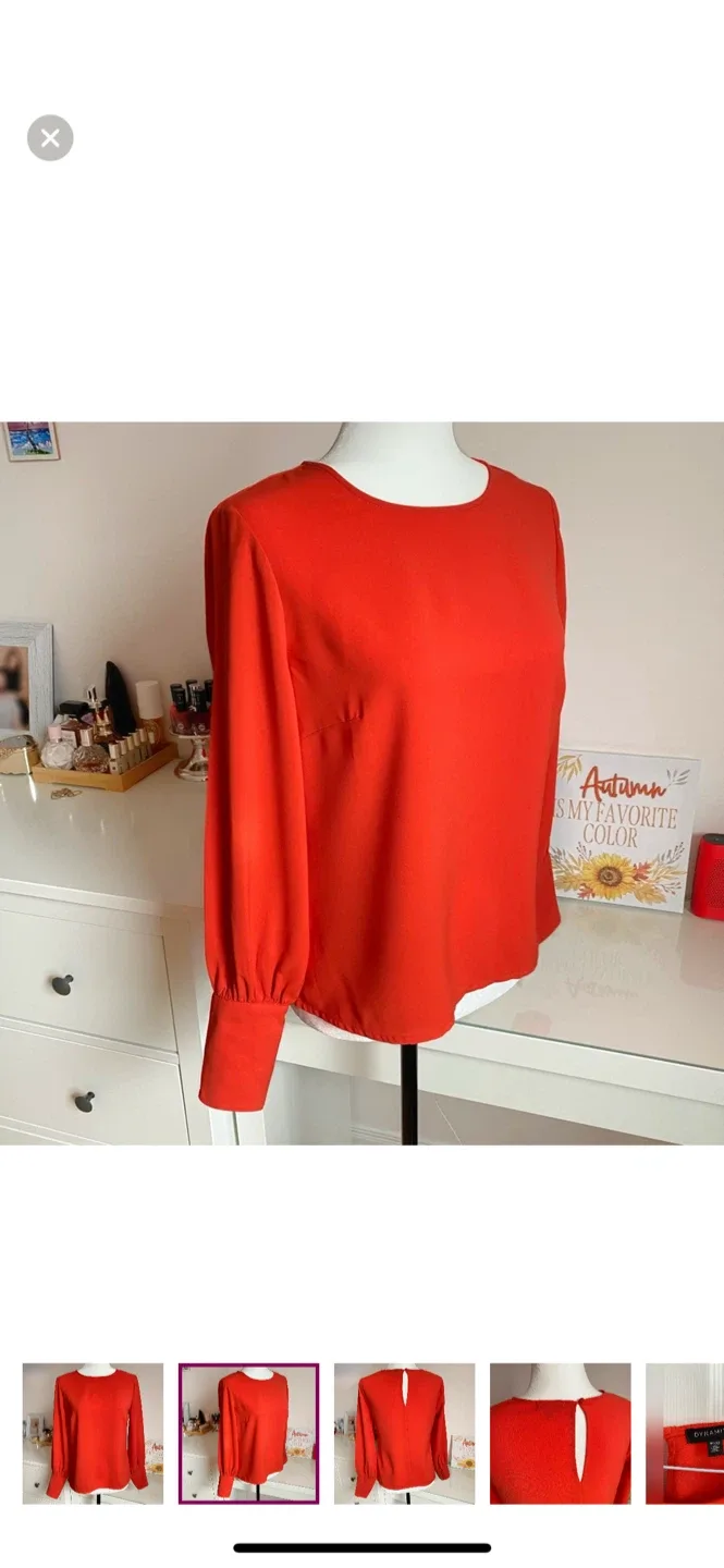 Dynamite Red Blouse - Size XS image indicator(3)