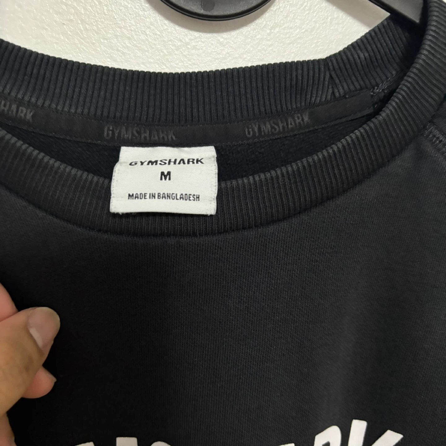 Gymshark Black Crewneck Sweatshirt - Size M - photo 3