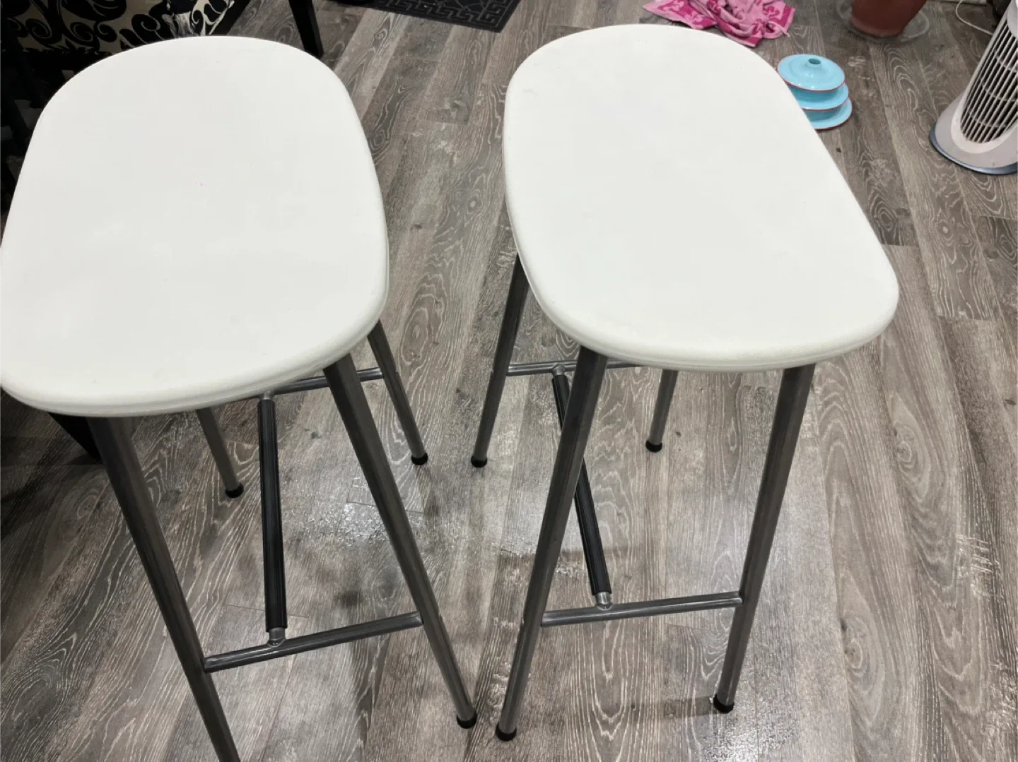 Two Kitchen stools IKea