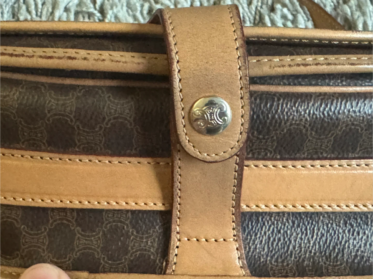 Celine Macadam Brown Shoulder Bag - photo 3