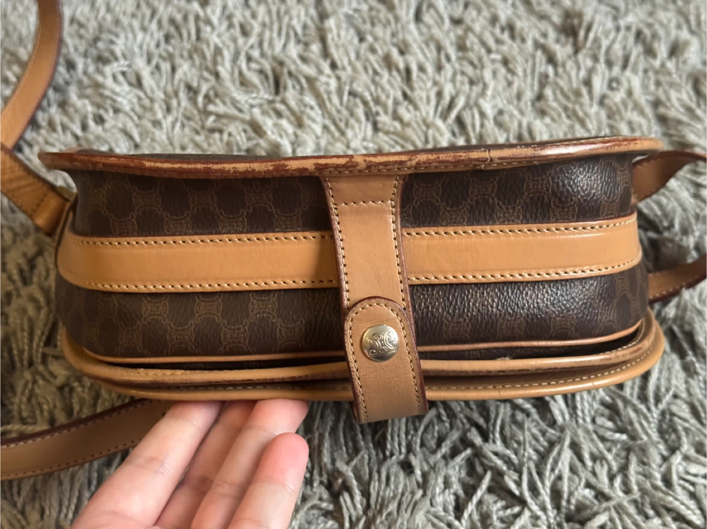 Celine Macadam Brown Shoulder Bag - photo 5