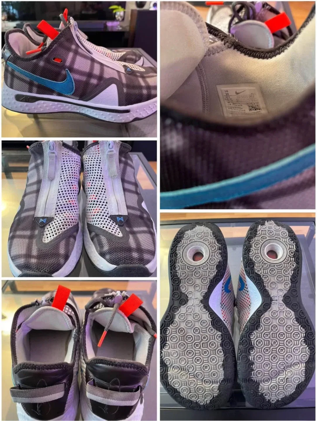 Nike PG 4 Basketball Shoes - US 10