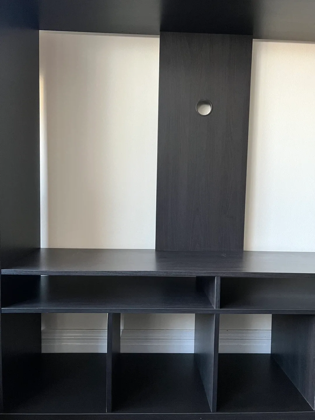 Black TV Stand / Entertainment Unit -MOVING OUT SALE ✈️ image indicator(8)