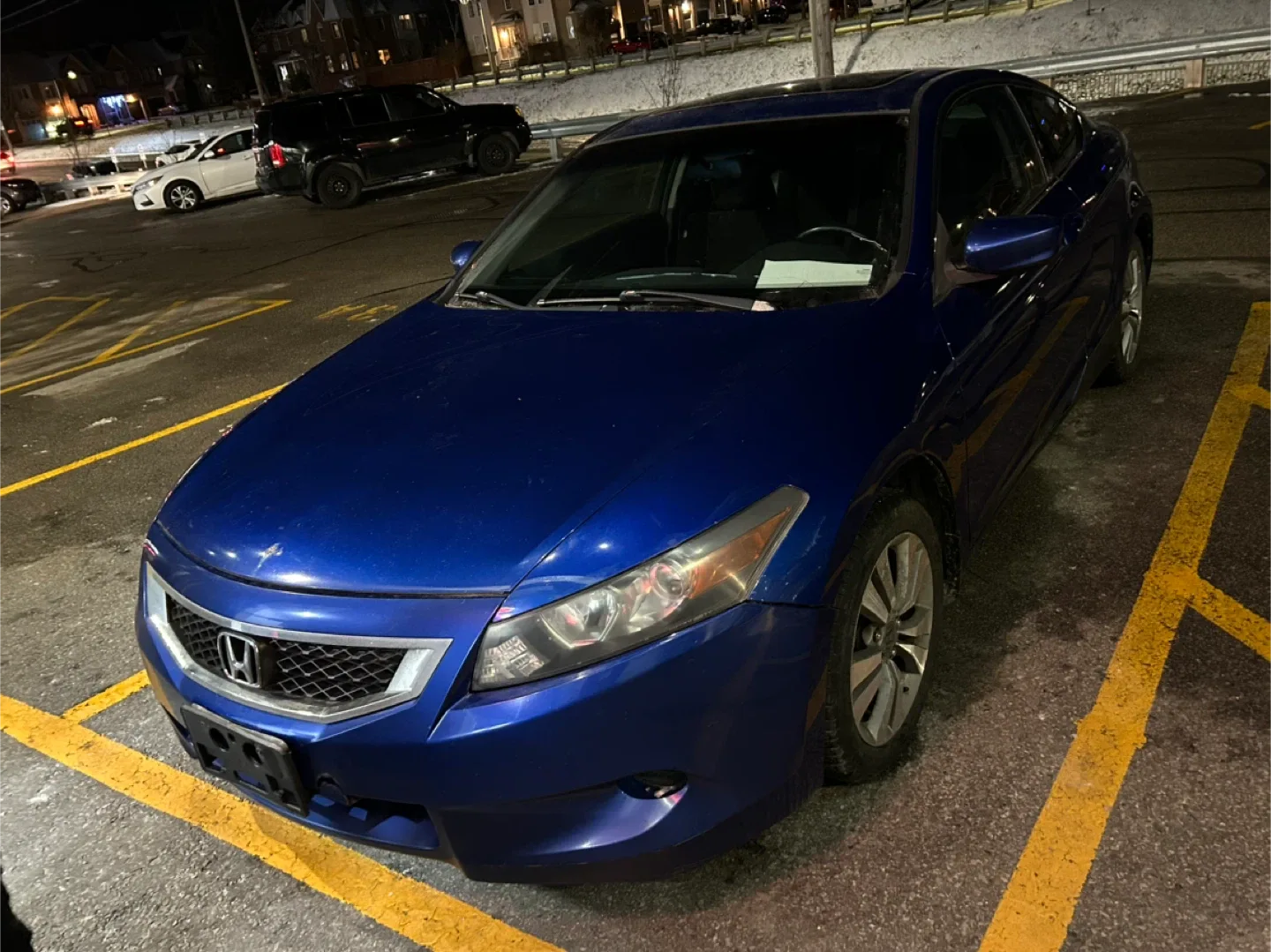 Blue Honda Accord Coupe