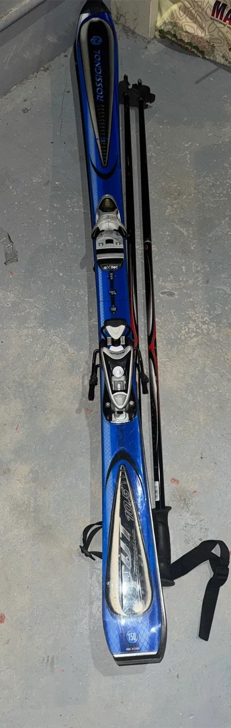 Rossignol CUT 10.5 Skis, Poles & Saphir Ski Boots image indicator(2)